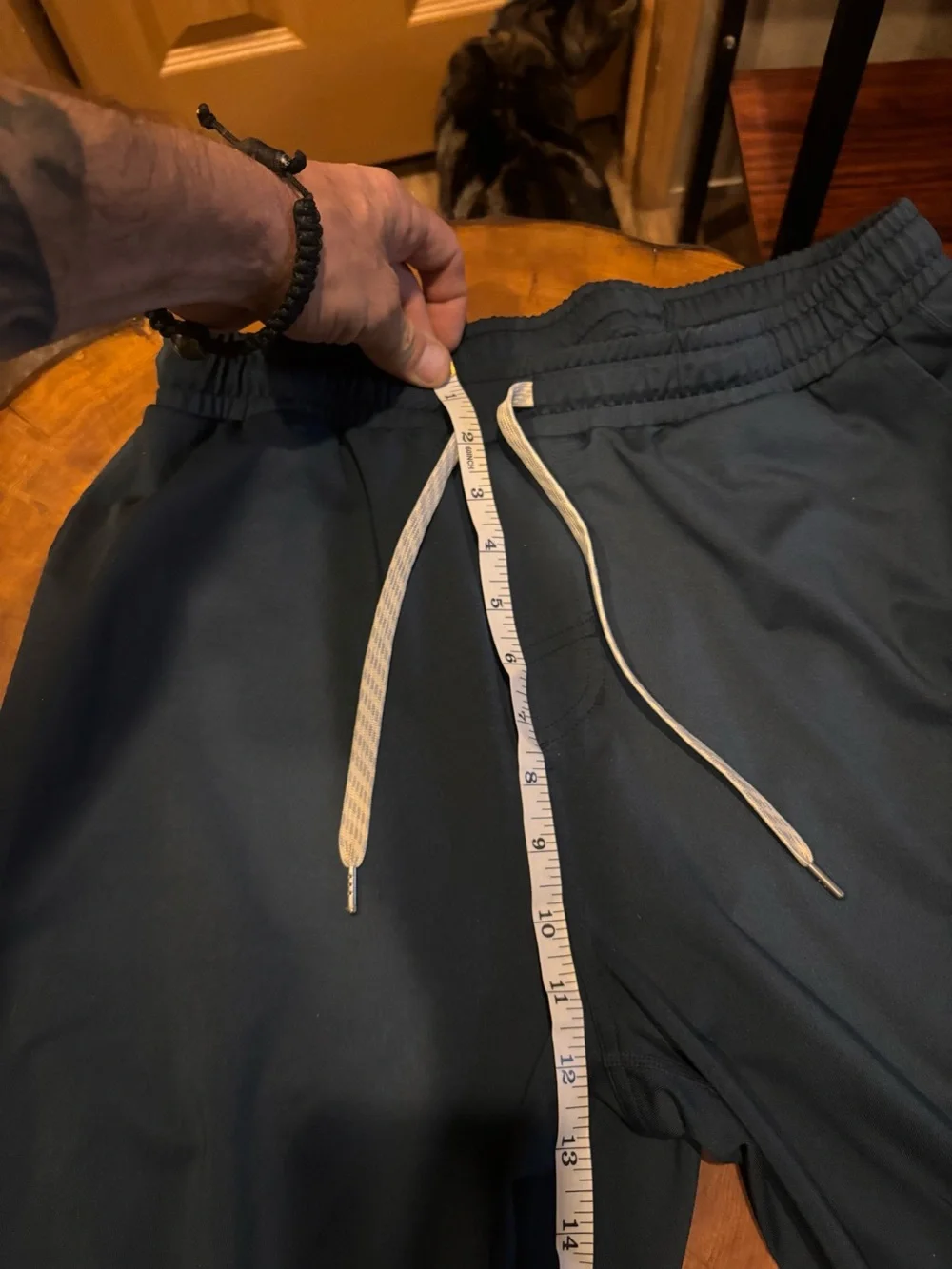Vuori Navy Blue Men's Performance Joggers with Drawstring
